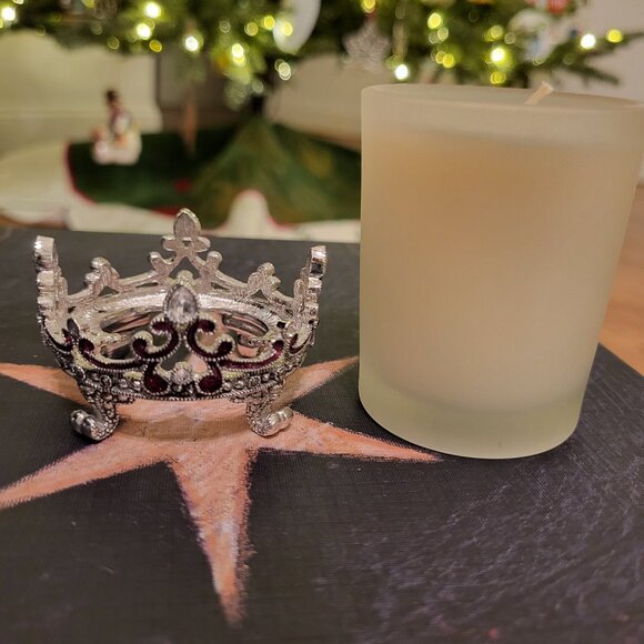Judith Jack Crown of marcacites votive candle holder - Picture 3 of 3